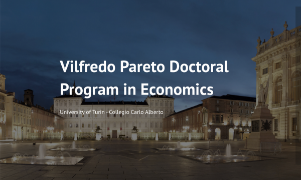 Dottorato Economia Vilfredo Pareto