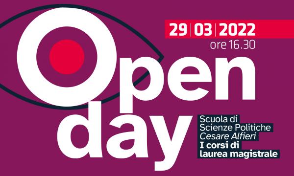 OPENDAY Lauree Magistrali - 29 marzo 2022