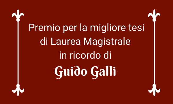 Premio di laurea  in ricordo di Guido Galli.