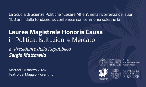 Laurea Magistrale Honoris Causa al Presidente Mattarella.