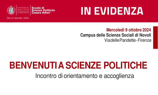 Benvenuti a Scienze Politiche