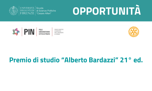 Premio di Laurea Alberto Bardazzi 21°ed. 