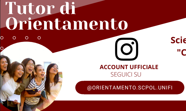 Seguici su @orientamento.scpol.unifi