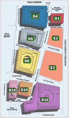 Site Map Campus Novoli