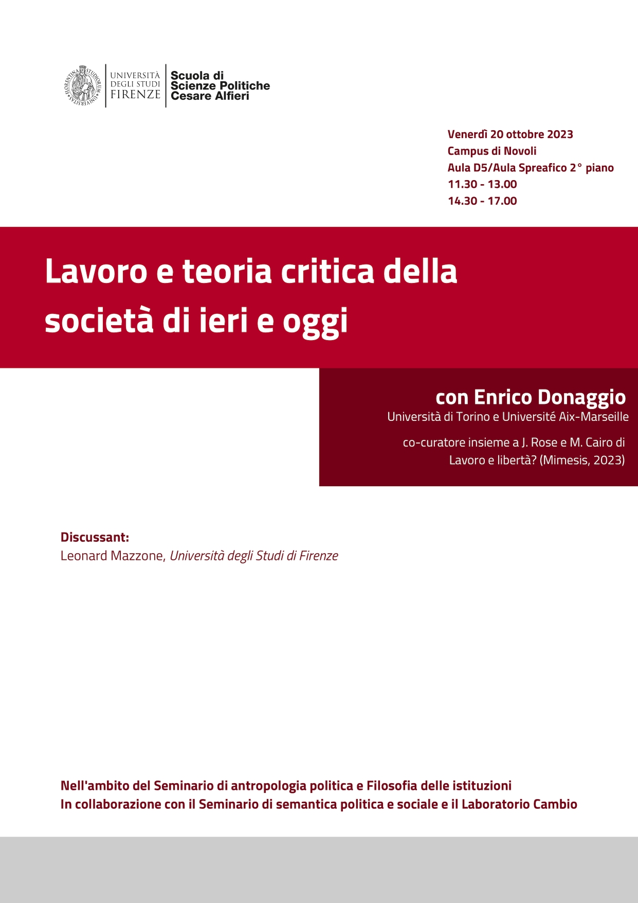 lavoro e teoria